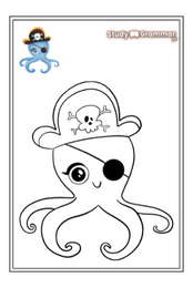 Easy Pirate Coloring Pages For Kids